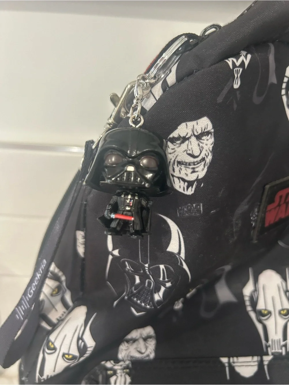 Star Wars Black Character Print Backpack
